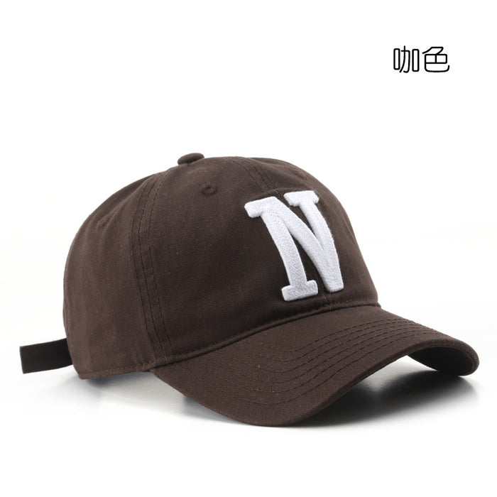 Wholesale Vintage Letter N Embroidered Cotton Fashionhat Baseball Cap JDC-FH-TuL006