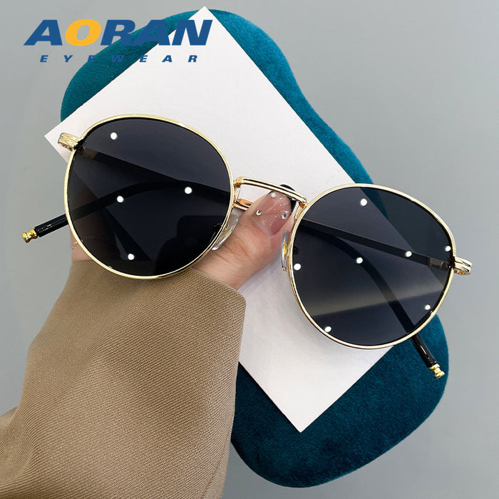 Wholesale Polarized Sunglasses Women's  Round Sunscreen UV  Sunglasses