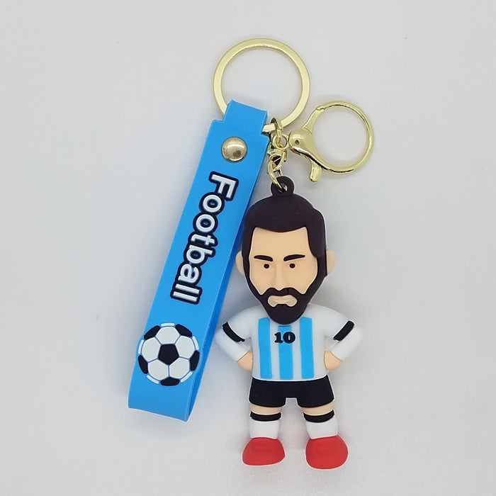 Wholesale cartoon character Messi key chain pendant bag car key chain accessories gift