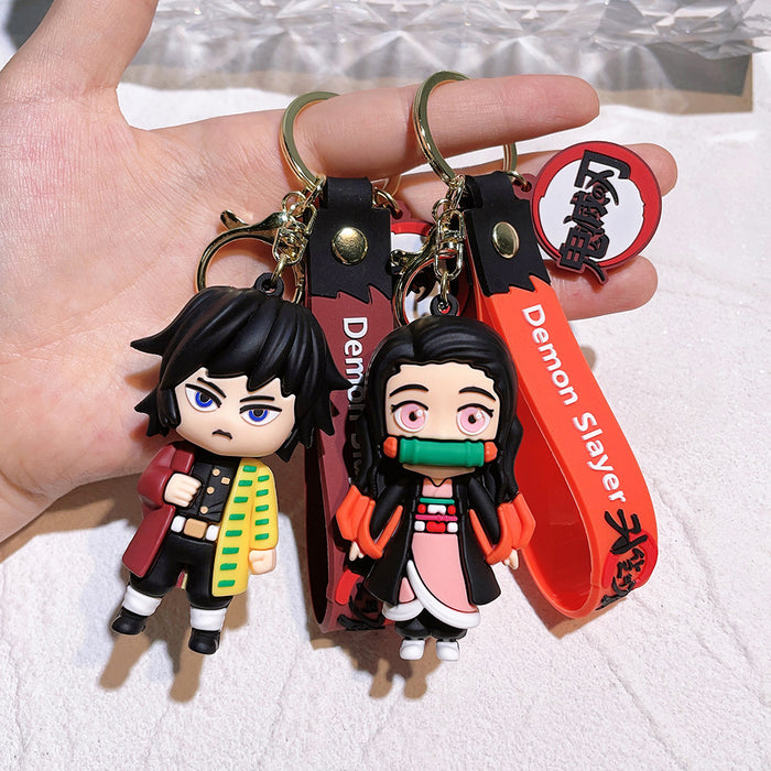 Wholesale Cartoon Doll PVC Keychain JDC-KC-Qiwei006