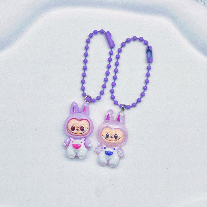 Wholesale Cute creative doll small pendant keychain school bag pendant cartoon gift
