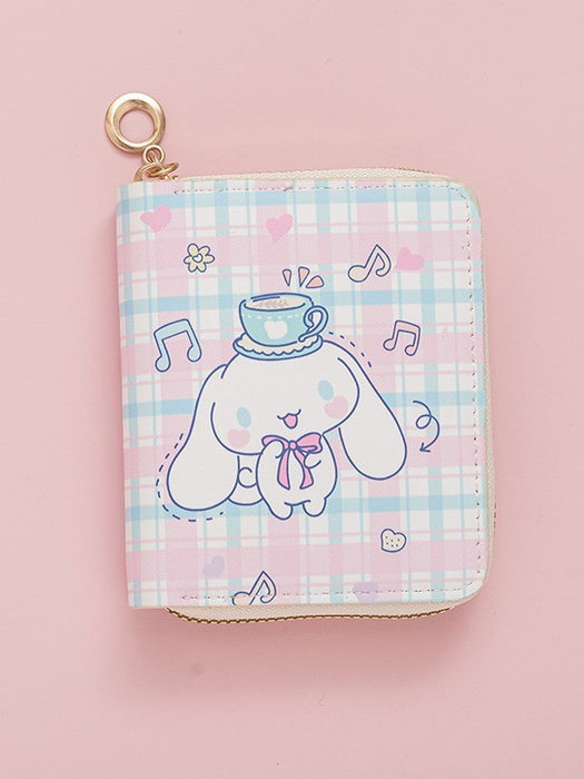 Wholesale Cute Printed Coin Purse Cartoon Animation Short Zipper Money Bag