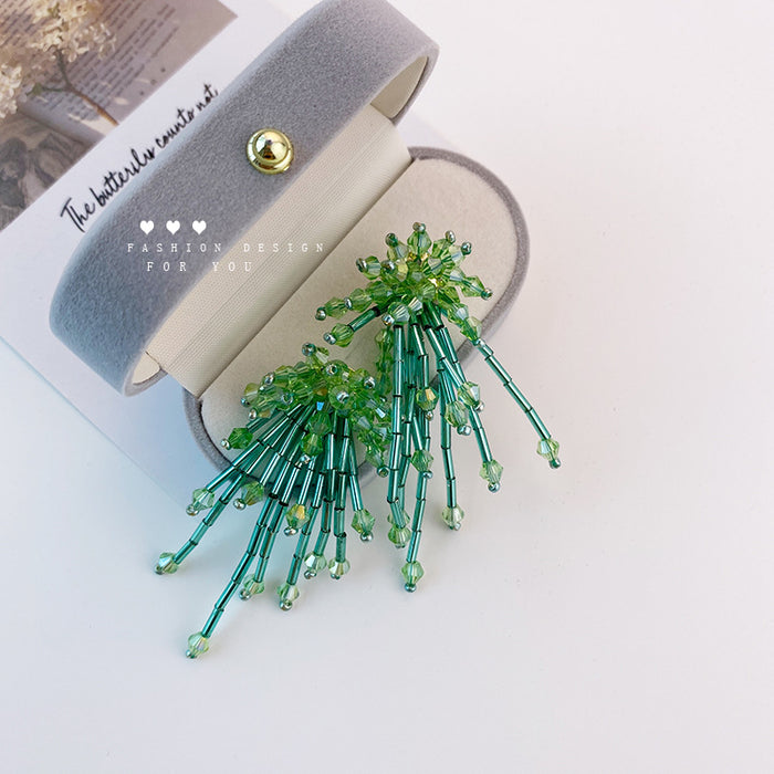 Wholesale Beaded Earrings Women's Retro Elegant Elegant Dress Earrings Ear Jewelry