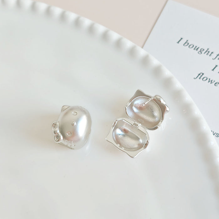 Wholesale Simple matte 3D cat ear clips