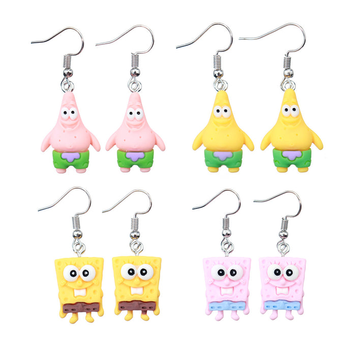 Wholesale Sponge Baby Resin Earrings JDC-ES-NiQ001