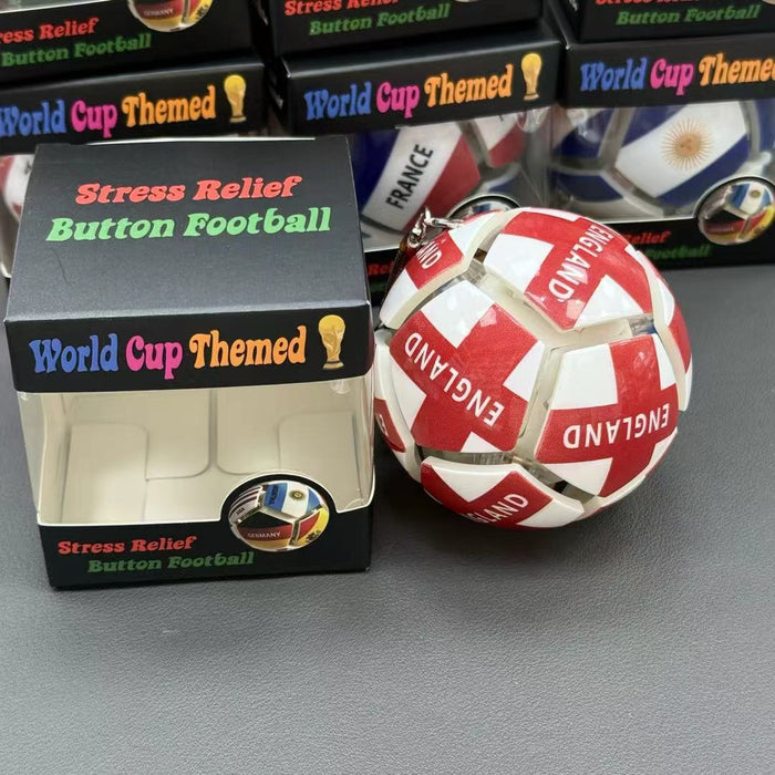 Wholesale 2026 Press Light Soccer Stress Toy Keychain Boutique Gift MOQ: 2