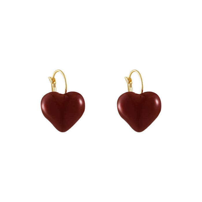 Wholesale Love Earrings, New Retro Earrings, Autumn and Winter Fashionable High End Earrings