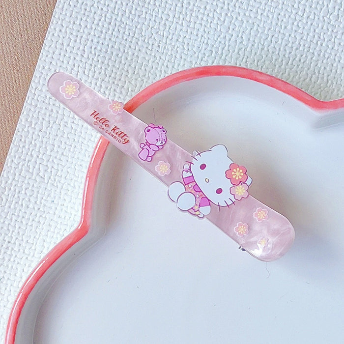 Wholesale Cute Cartoon Cat Acrylic Hair Clip for Bangs