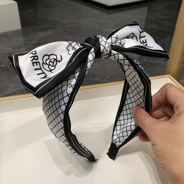 Wholesale Color Matching Big Bow Headband JDC-HD-SJ043