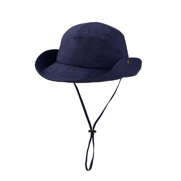 Wholesale Solid color sunscreen sun hat, outdoor fishing and hiking hat, western cowboy hat, quick drying fisherman hat