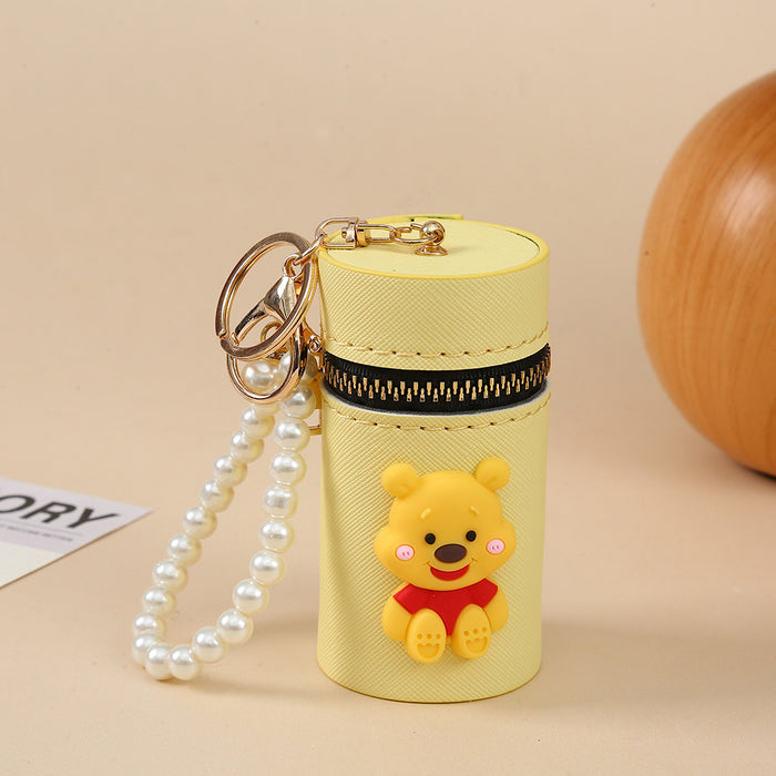 Wholesale PU Cartoon Coin Purse Keychain JDC-KC-YiK003