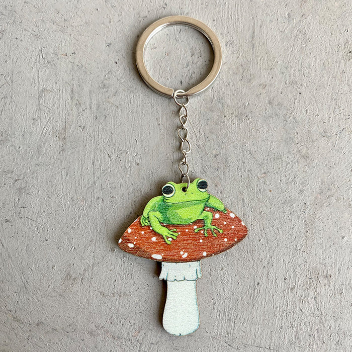 Wholesale 3pairs/pack Mushroom Colorful Keychain JDC-KC-HeYi019