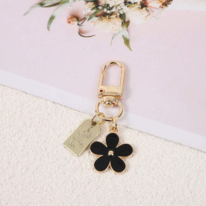 Wholesale Metal Multi-color Flower Keychain Bluetooth Headset Protective Case Accessories