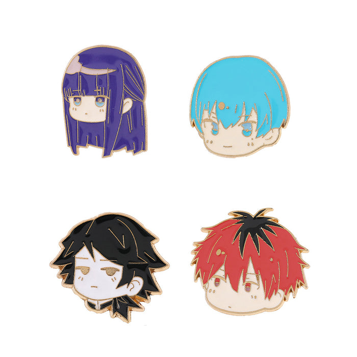 Wholesale Trendy Anime Cartoon Metal Brooch Pin Decorative Accent For Women