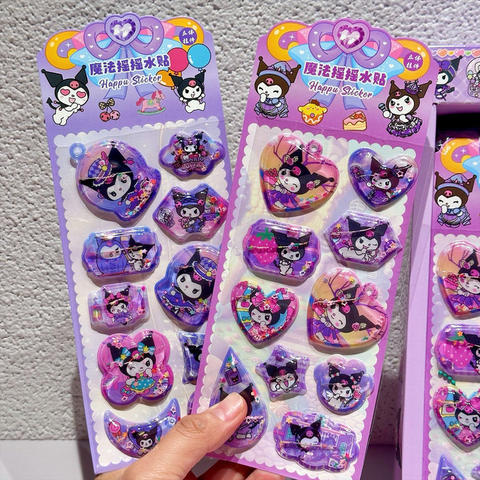 Wholesale Cute Stickers Shake Water Stickers Cartoon Fun DIY Stereo Stickers
