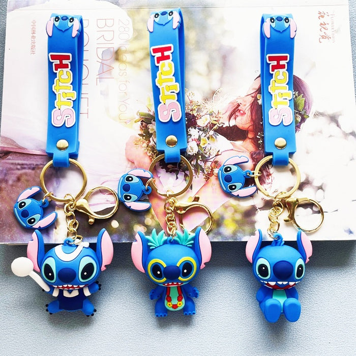 Wholesale PVC cartoon doll Keychain JDC-KC-WuYi090