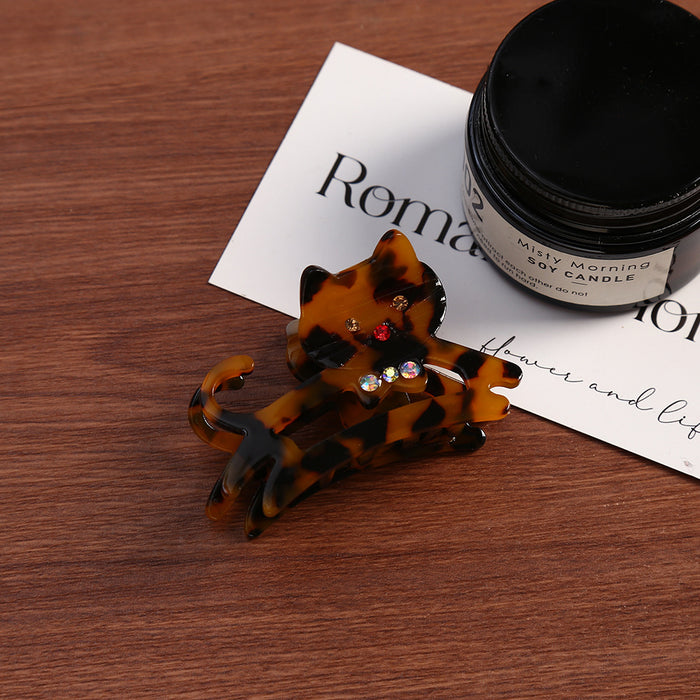 Wholesale Cute Cat Acetic Acid Personalized Hair Clips