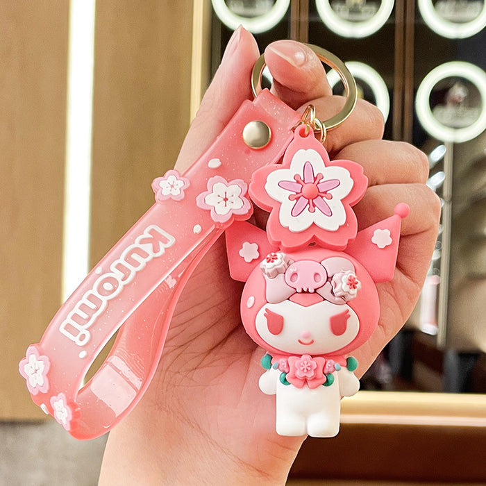 Wholesale Silicone Cartoon Doll Keychain JDC-KC-Benxin013