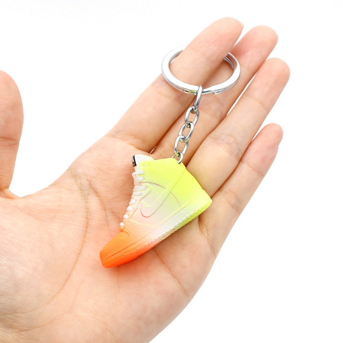 Wholesale PVC Basketball Shoe Model Keychain JDC-KC-QLPing015