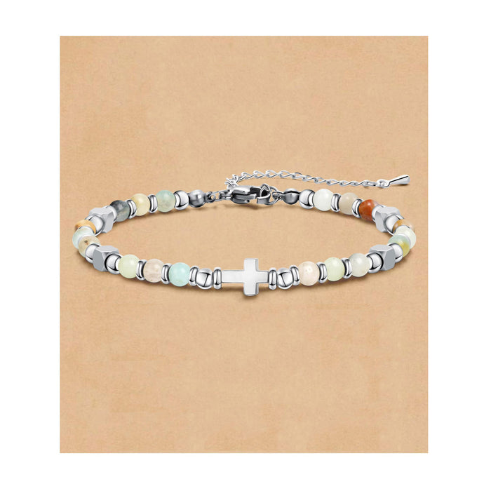 Wholesale Bohemian Style Couple Natural Stone Beaded Bracelet