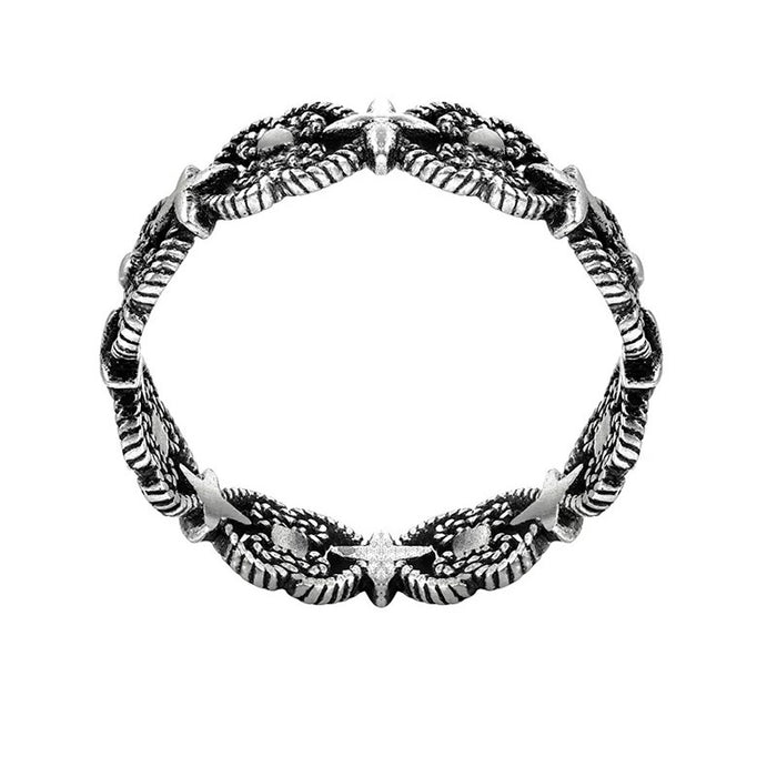 Wholesale Vintage, Personalized, Versatile Punk Starry Open Ring