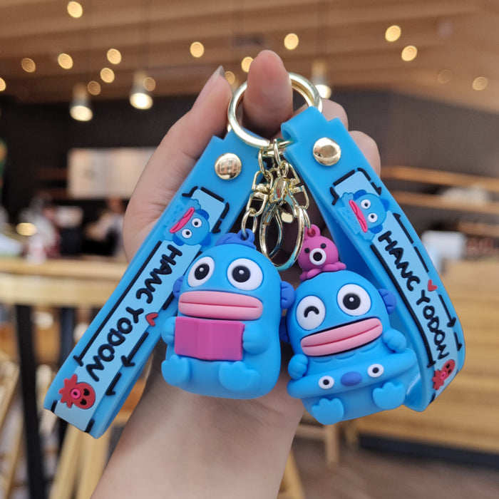 Wholesale Cartoon Silicone Doll Keychain JDC-KC-ZhuoRan029