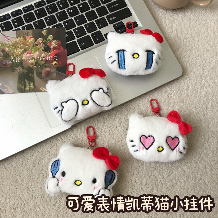 Wholesale Cute expressions, boys' bags, pendants, girls' hearts, backpacks, keychains, car plush toys, hanging decorations