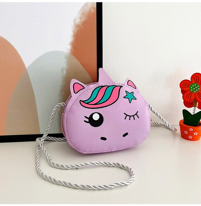 Wholesale New children's bag crossbody bag girl cute cartoon fashion shoulder bag change bag