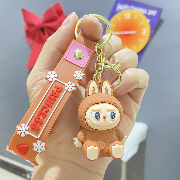 Wholesale Cute Cross-Dressing Sitting Posture Cute Series Keychain Car Backpack Doll Gift Keychain