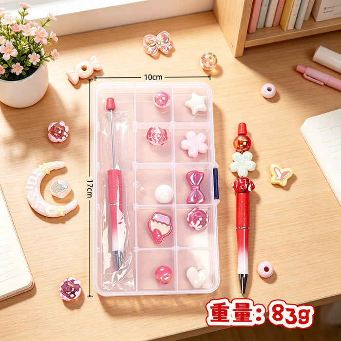 Wholesale Cute Cartoon DIY Pen Plastic Ballpoint for Students Graduation Gift