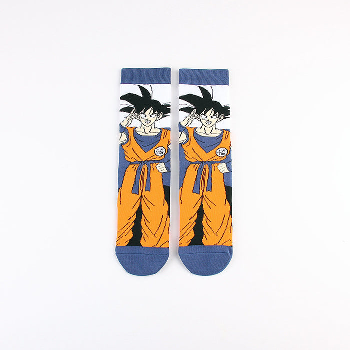 Wholesale Casual sports jacquard women's cotton couple mid tube long socks men's youth trendy socks