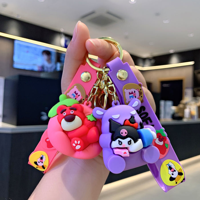 Wholesale   Keychain Car Pendant Creative Bag Keychain Gift