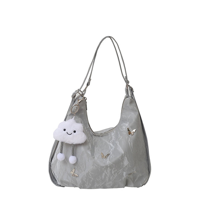 Wholesale Large capacity bag, high-end feel, niche commuting tote bag, backpack, single shoulder, crossbody backpack