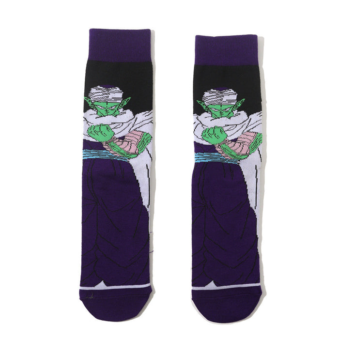 Wholesale men's Dragon Ball cotton long tube tide socks women's animation socks animation men's socks