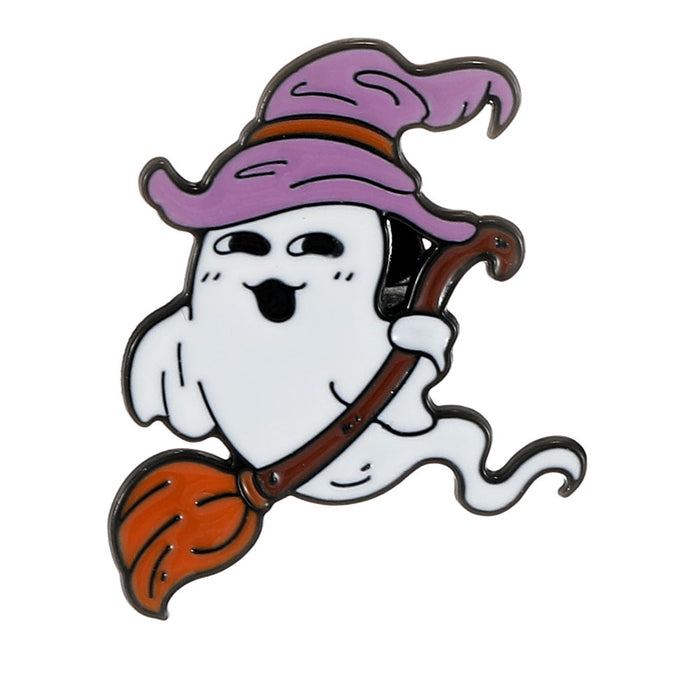 Wholesale Alloy Enamel Ghost Brooch Set Trendy Unisex Fashion Accessory