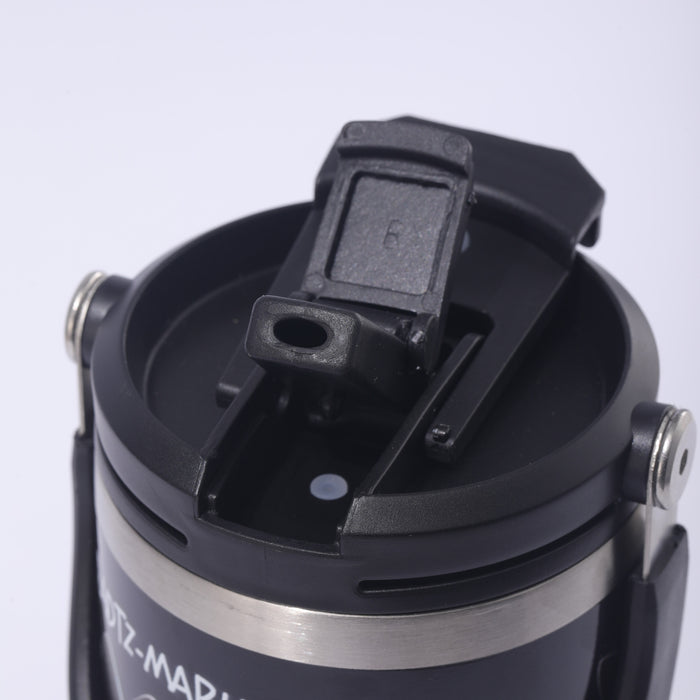 Wholesale Cartoon Large Capacity Ice Bully Cup Portable Portable Double Drink Car Cup Stainless Steel Thermos Cup Suction Tube Cup