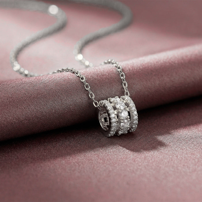 Wholesale Trendy Titanium Steel Gold Plated Choker Necklace with Zircon Fashion Jewelry Accessory MOQ≥2