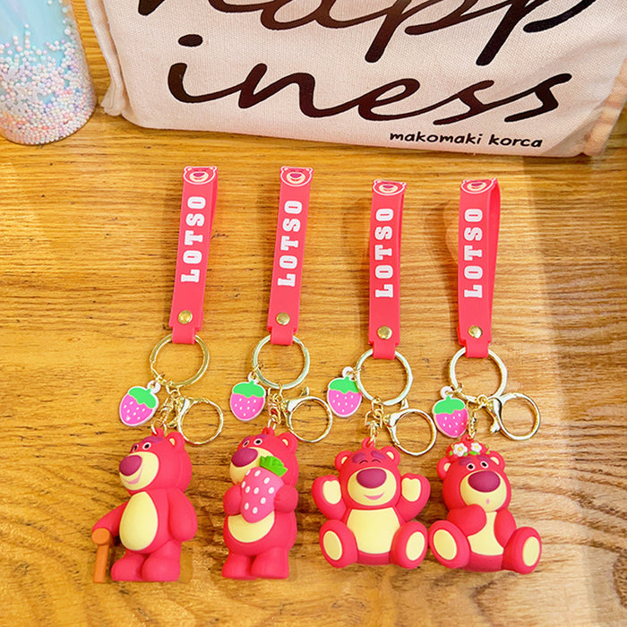 Wholesale Silicone Cartoon Doll Keychain JDC-KC-MingT099