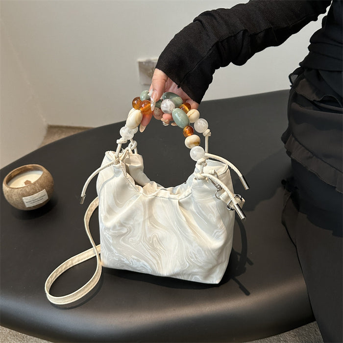 Wholesale New stylish and versatile crossbody bag, fashionable hand-held bucket bag
