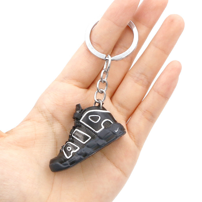 Wholesale PVC Basketball Shoe Model Keychain JDC-KC-QLPing010