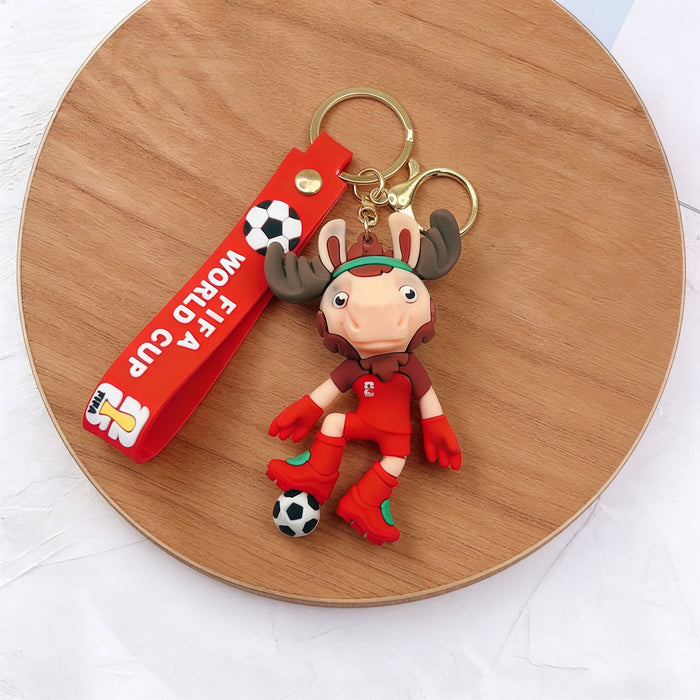 Wholesale World Cup Keychain Cartoon Pendant