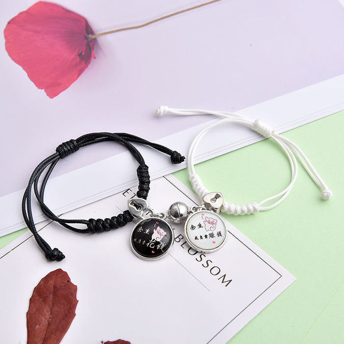 Wholesale Magnet Bracelet Cute Braided Bracelet