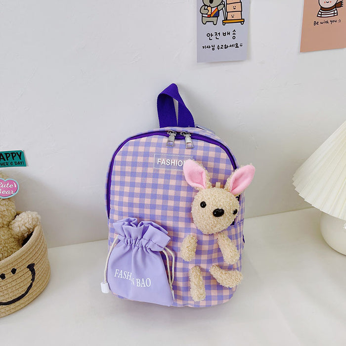 Wholesale Nylon New Style Style Plaid Backpack JDC-BP-YuanDuo012