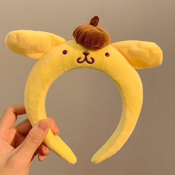 Wholesale Cartoon Cute Plush Headdress Makeup Headband Hairband Hairpin Ring Female Headband JDC-HD-Shuy008