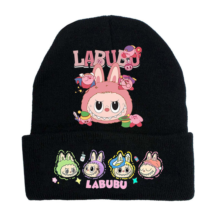 Wholesale   knitted hat autumn and winter new wool hat adult outdoor warm hat cross-border cartoon cold hat