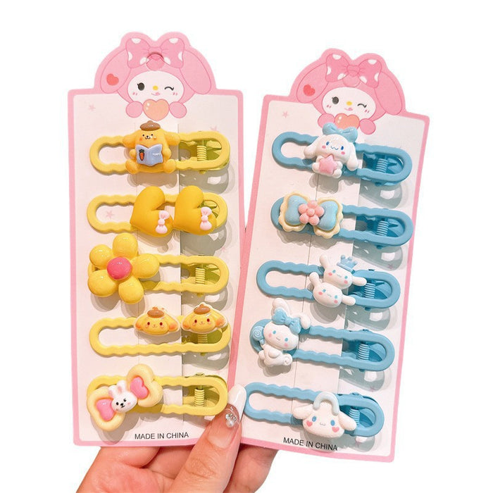 Wholesale Cartoon Hair Clips for Kids Cute Plastic Resin Hair Accessory for Gift or Resale