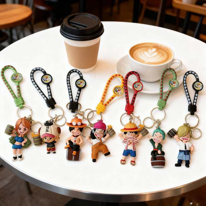 Wholesale Cute silicone cartoon keychain