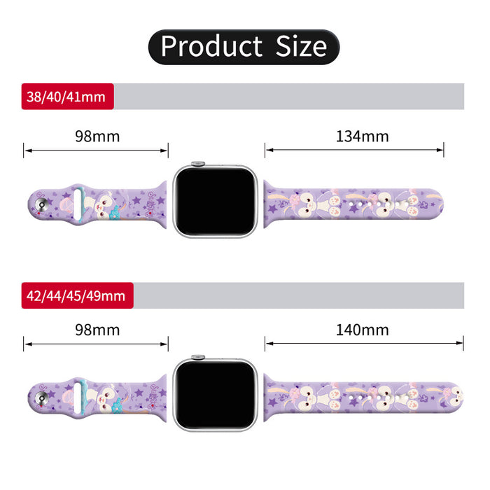 Wholesale Printed Silicone Watch Strap Wrist Strap JDC-WD-NuoQi049