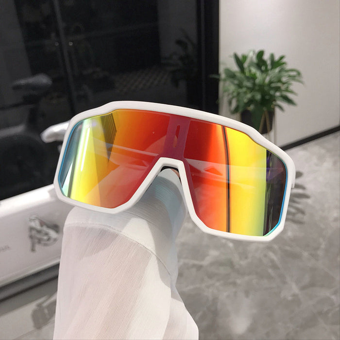 Wholesale Retro oversized frame outdoor cycling windproof sports sunglasses, hiking and eye protection sunglasses