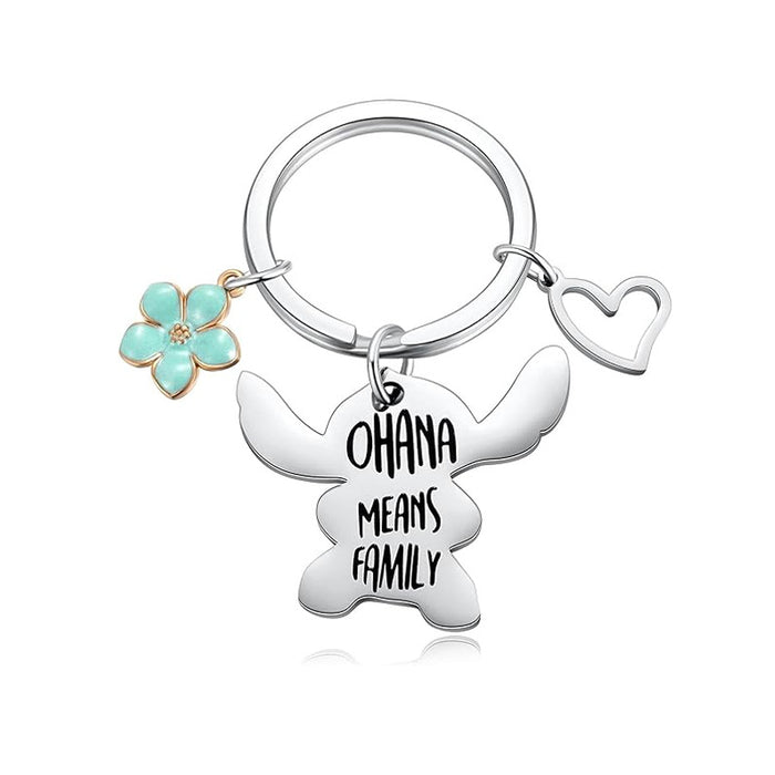 Wholesale You Are My Sunshine Pendant Necklace Love Stainless Steel Keychain JDC-KC-Mingl003